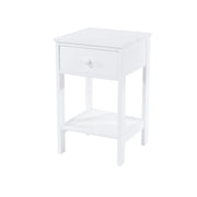 Core Products Shaker Grey 1 Drawer Petite Bedside Cabinet - Price Crash Furniture