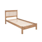 Corona Capri 3'0" Lowend Single Bed Frame in Waxed Pine - Price Crash Furniture