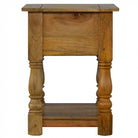 Country Style 1 Drawer Bedside Table With Shelf - Price Crash Furniture