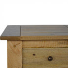 Country Style 1 Drawer Bedside Table With Shelf - Price Crash Furniture