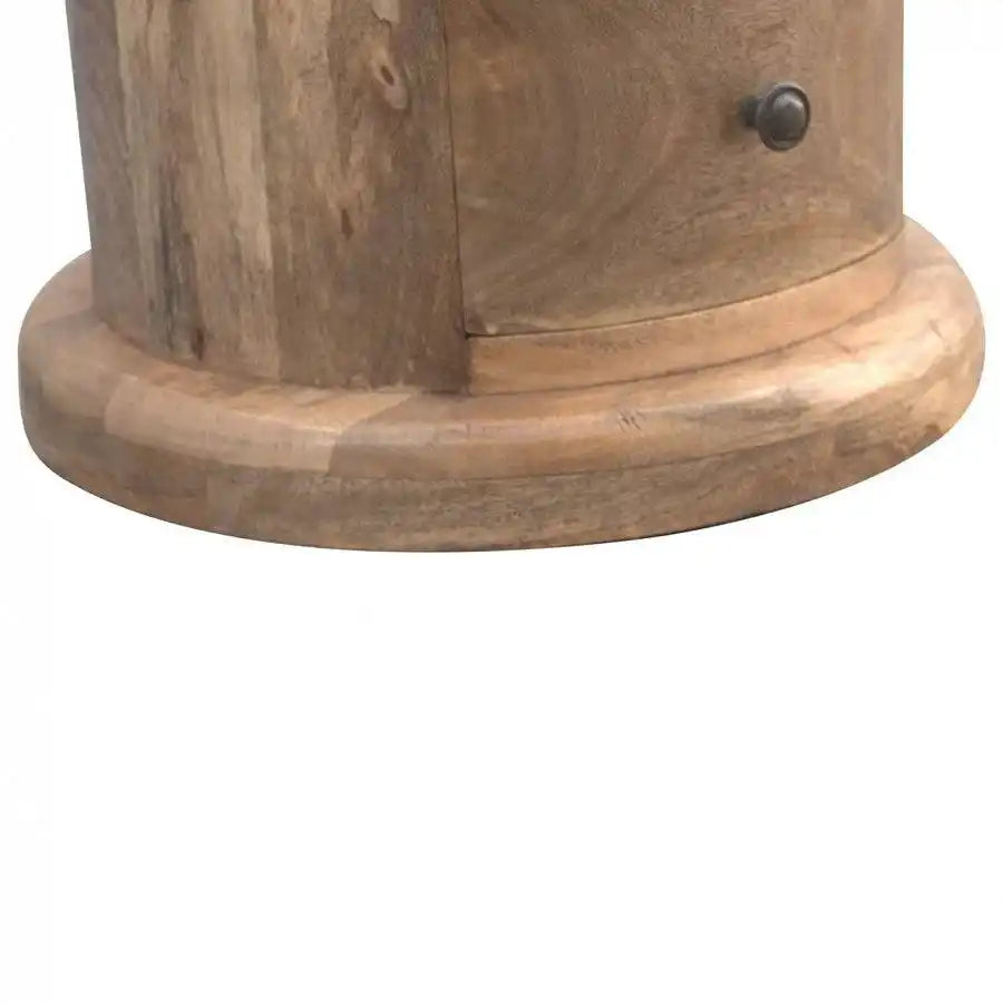 Country Style Slim Drum Chest With 5 Drawers - Price Crash Furniture