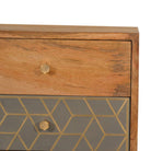 Dice 3 Drawer Bedside Unit - Price Crash Furniture