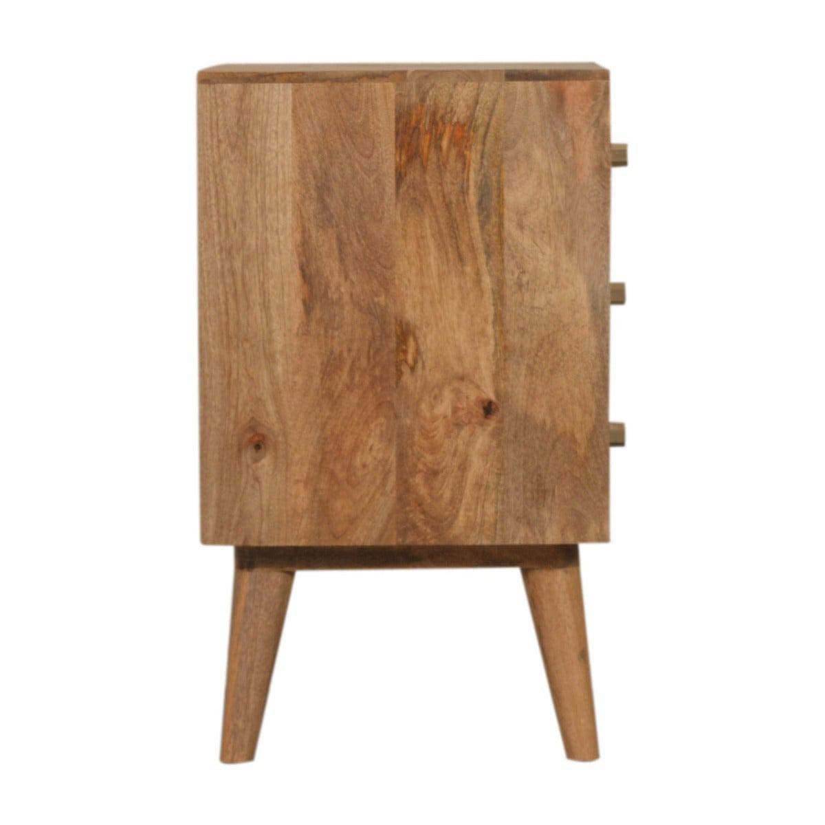 Dice 3 Drawer Bedside Unit - Price Crash Furniture