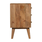 Dice 3 Drawer Bedside Unit - Price Crash Furniture