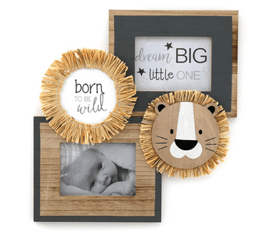 Double Lion Photograph Frame - Price Crash Furniture