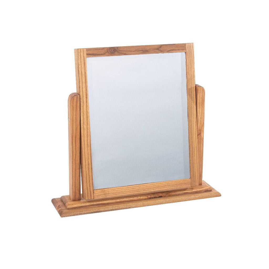 Dunkeld - single mirror, oak finish - Price Crash Furniture