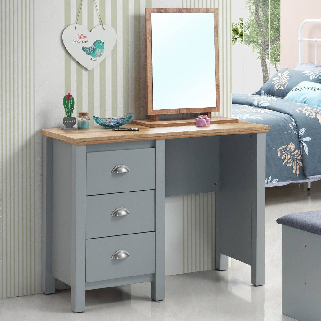 Eaton Dressing Table in Grey by TAD - Price Crash Furniture