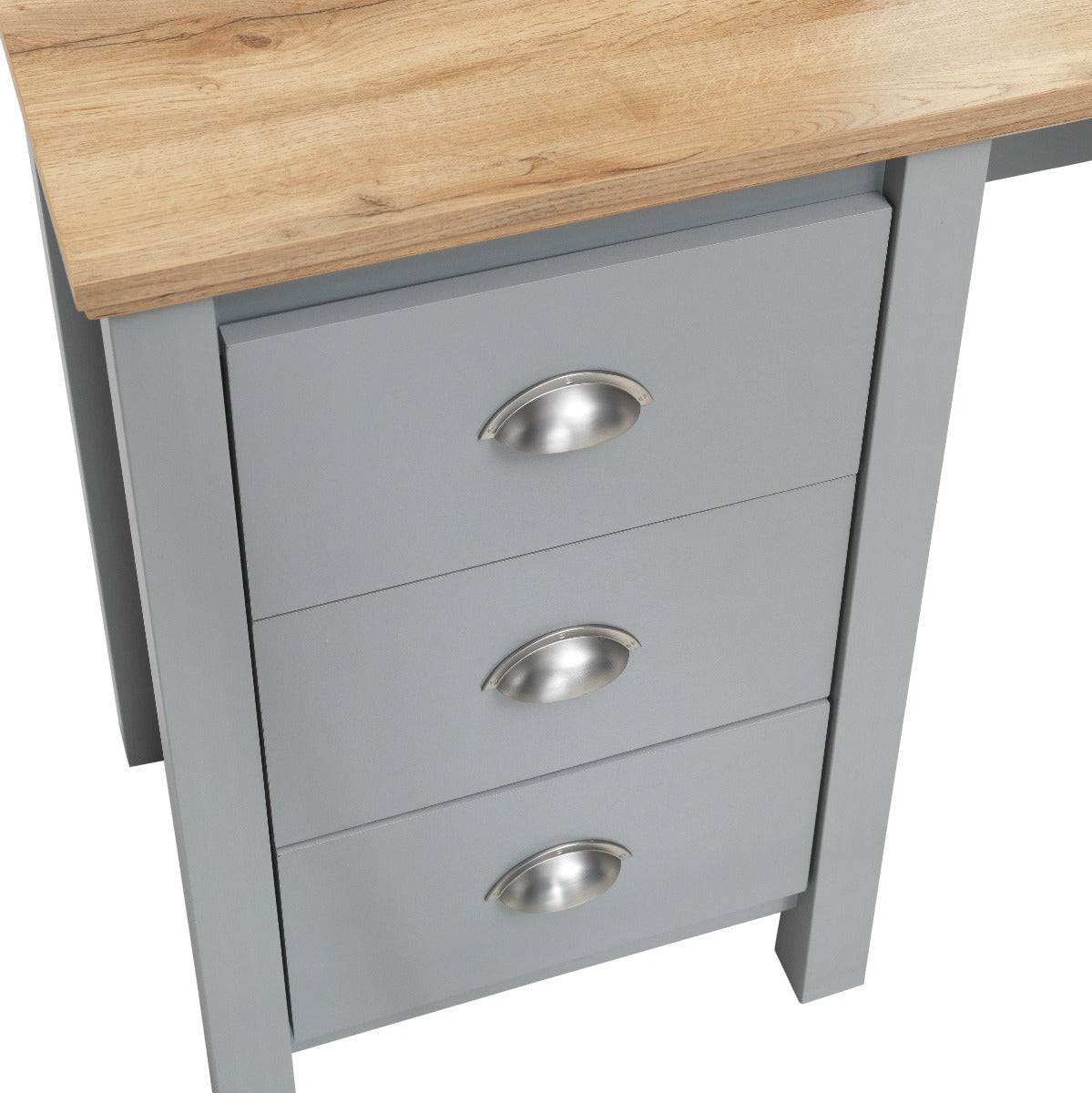 Eaton Dressing Table in Grey by TAD - Price Crash Furniture