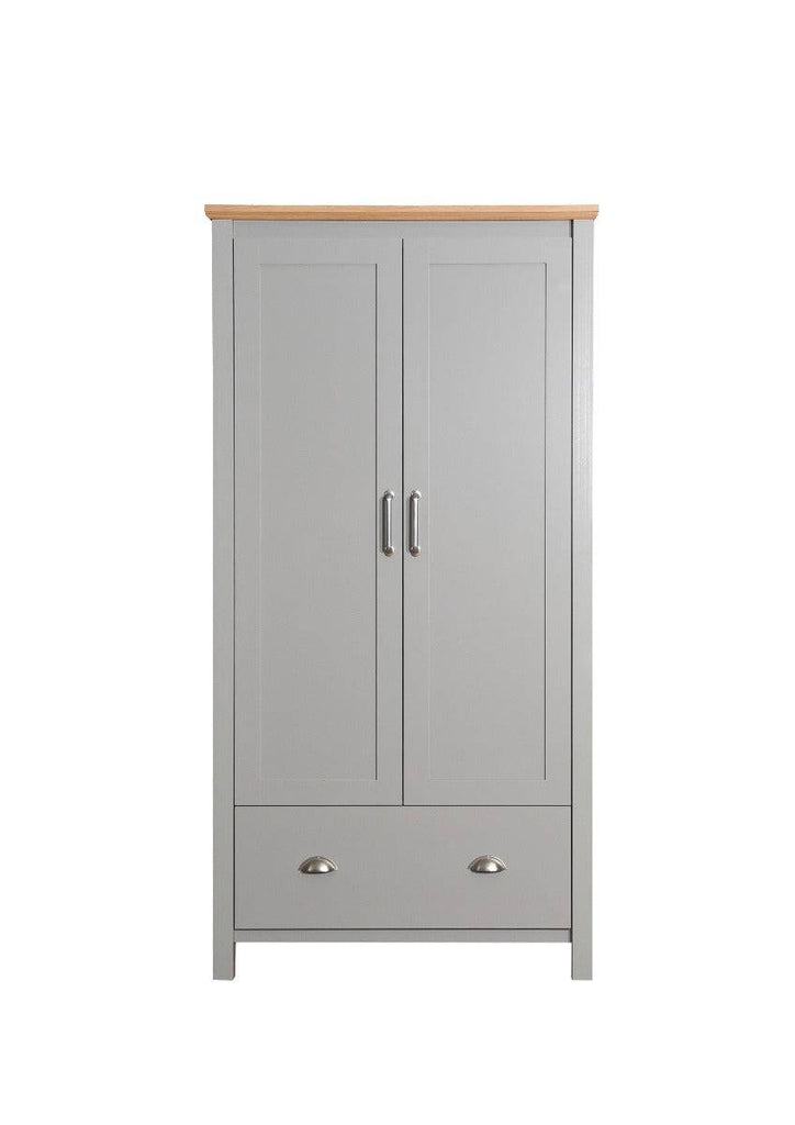 Eaton Wardrobe in Grey by TAD - Price Crash Furniture