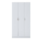 ESSENTIALS 2 DOOR WHITE WARDROBE - Price Crash Furniture