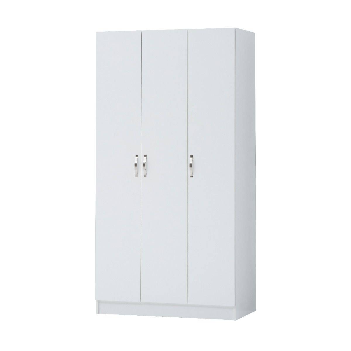 ESSENTIALS 2 DOOR WHITE WARDROBE - Price Crash Furniture