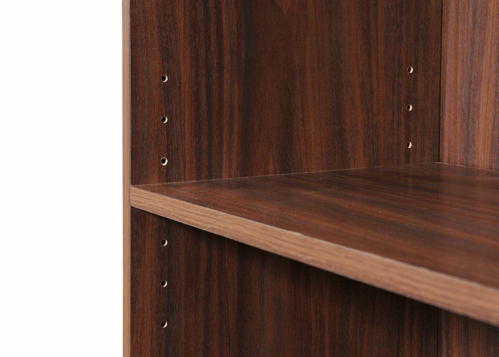 Essentials Bookcase Low Wide in Walnut by TAD - Price Crash Furniture