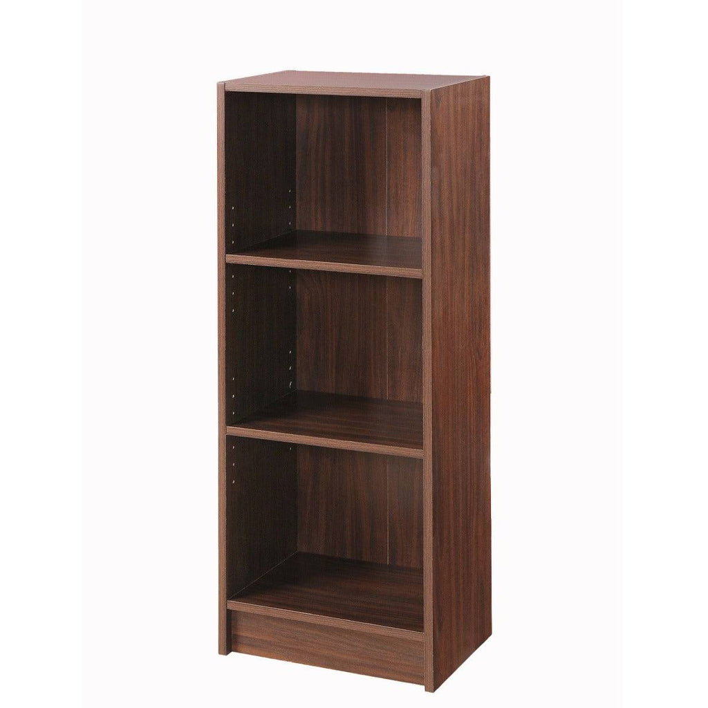 Essentials Bookcase Medium Narrow in Walnut by TAD - Price Crash Furniture