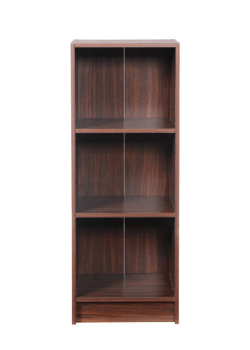 Essentials Bookcase Medium Narrow in Walnut by TAD - Price Crash Furniture