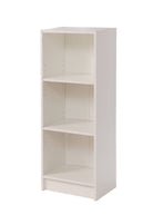 Essentials Bookcase Medium Narrow in White by TAD - Price Crash Furniture