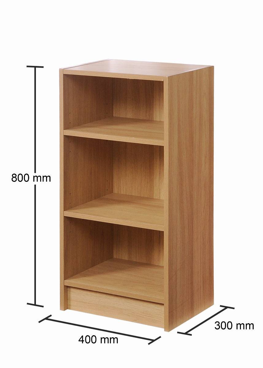 Essentials Bookcase Small Narrow in Oak by TAD - Price Crash Furniture