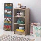 Essentials Bookcase Small Narrow in Sonoma Oak by TAD - Price Crash Furniture