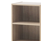 Essentials Bookcase Small Narrow in Sonoma Oak by TAD - Price Crash Furniture