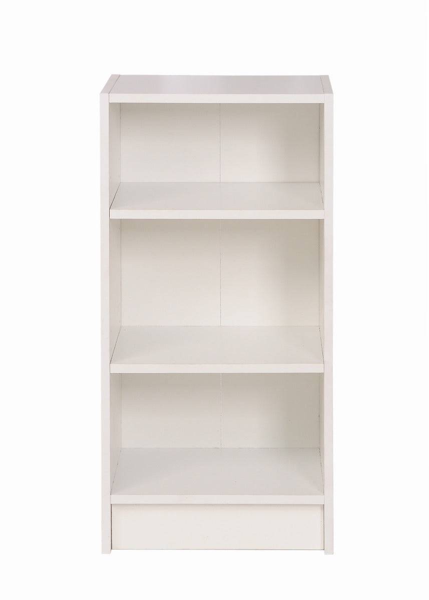 Essentials Bookcase Small Narrow in White by TAD - Price Crash Furniture