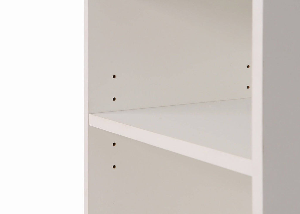 Essentials Bookcase Small Narrow in White by TAD - Price Crash Furniture