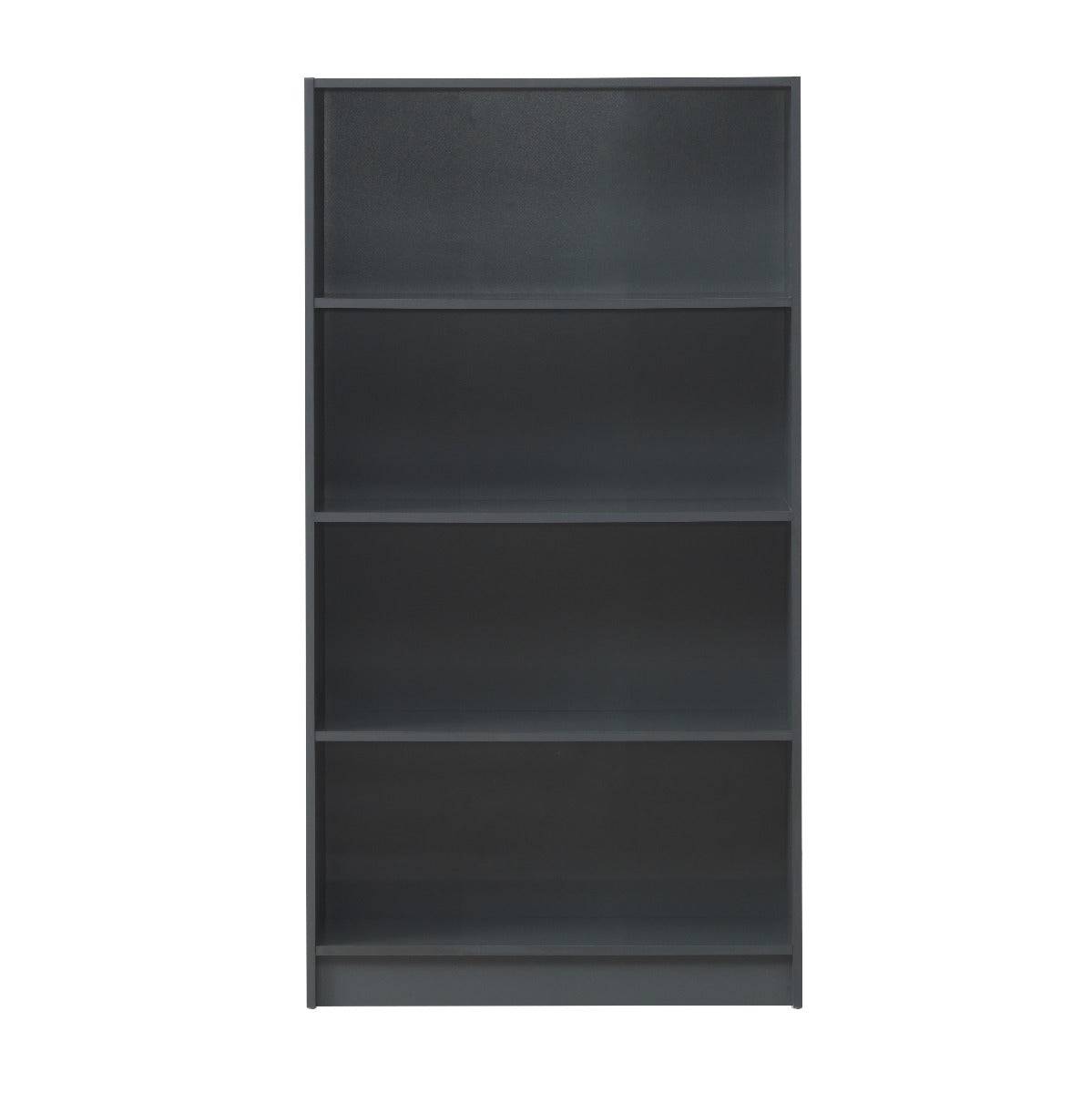 Essentials Bookcase Tall Wide in Dark Grey by TAD - Price Crash Furniture