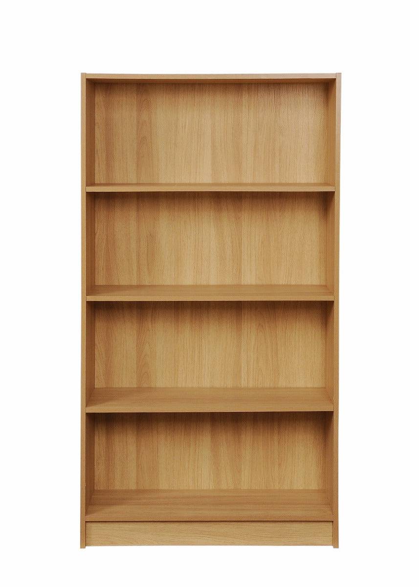 Essentials Bookcase Tall Wide in Oak by TAD - Price Crash Furniture