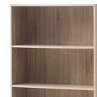 Essentials Bookcase Tall Wide in Sonoma Oak by TAD - Price Crash Furniture