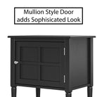 Fairmont Accent Table in Black by Dorel - Price Crash Furniture