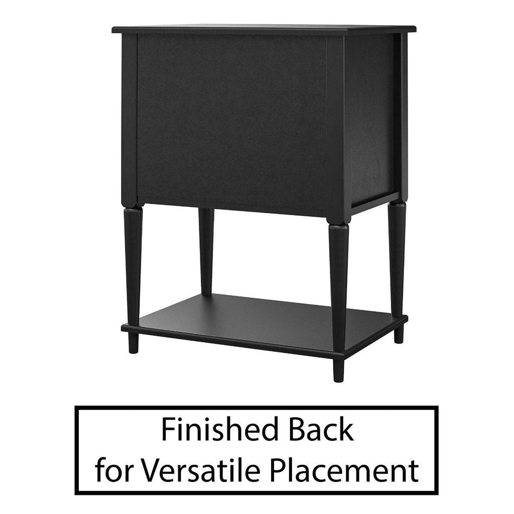 Fairmont Accent Table in Black by Dorel - Price Crash Furniture