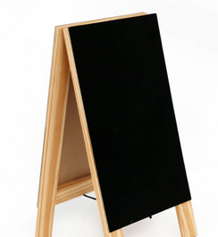 Free Standing Tabletop A Frame Easel Chalkboard 31cm - Price Crash Furniture