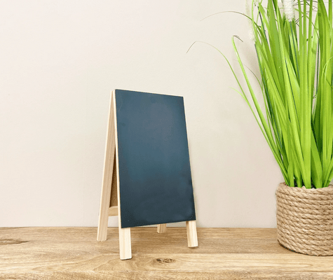 Free Standing Tabletop A Frame Easel Chalkboard 31cm - Price Crash Furniture