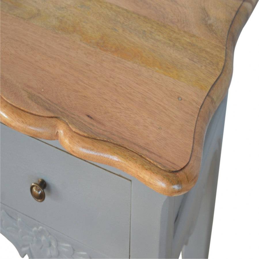 French Style 1 Drawer Bedside - Price Crash Furniture