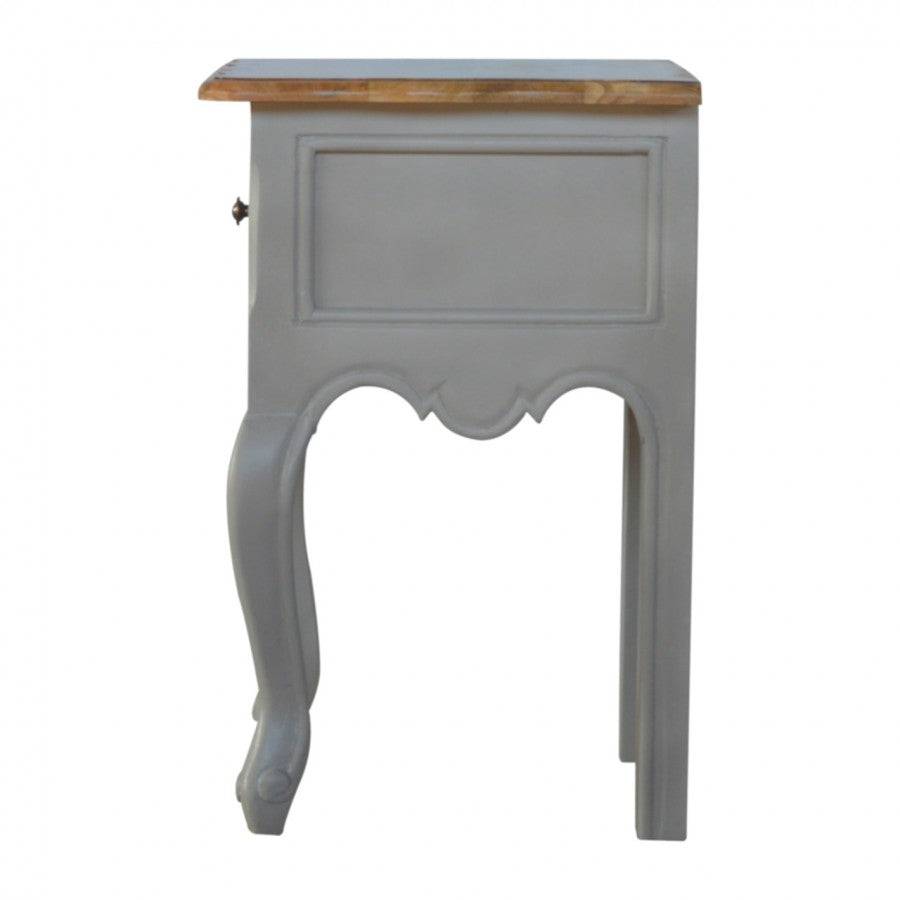 French Style 1 Drawer Bedside - Price Crash Furniture