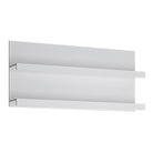 Fribo 136 cm Wide Wall Shelf in Alpine White - Price Crash Furniture