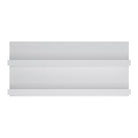 Fribo 136 cm Wide Wall Shelf in Alpine White - Price Crash Furniture