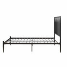 Giulia Modern Metal Double Bed in Black by Dorel - Price Crash Furniture