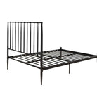 Giulia Modern Metal Double Bed in Black by Dorel - Price Crash Furniture