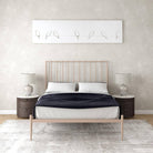 Giulia Modern Metal Double Bed in Pink by Dorel - Price Crash Furniture