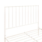 Giulia Modern Metal Double Bed in White by Dorel at Price Crash Furniture - Price Crash Furniture