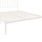 Giulia Modern Metal Double Bed in White by Dorel at Price Crash Furniture - Price Crash Furniture