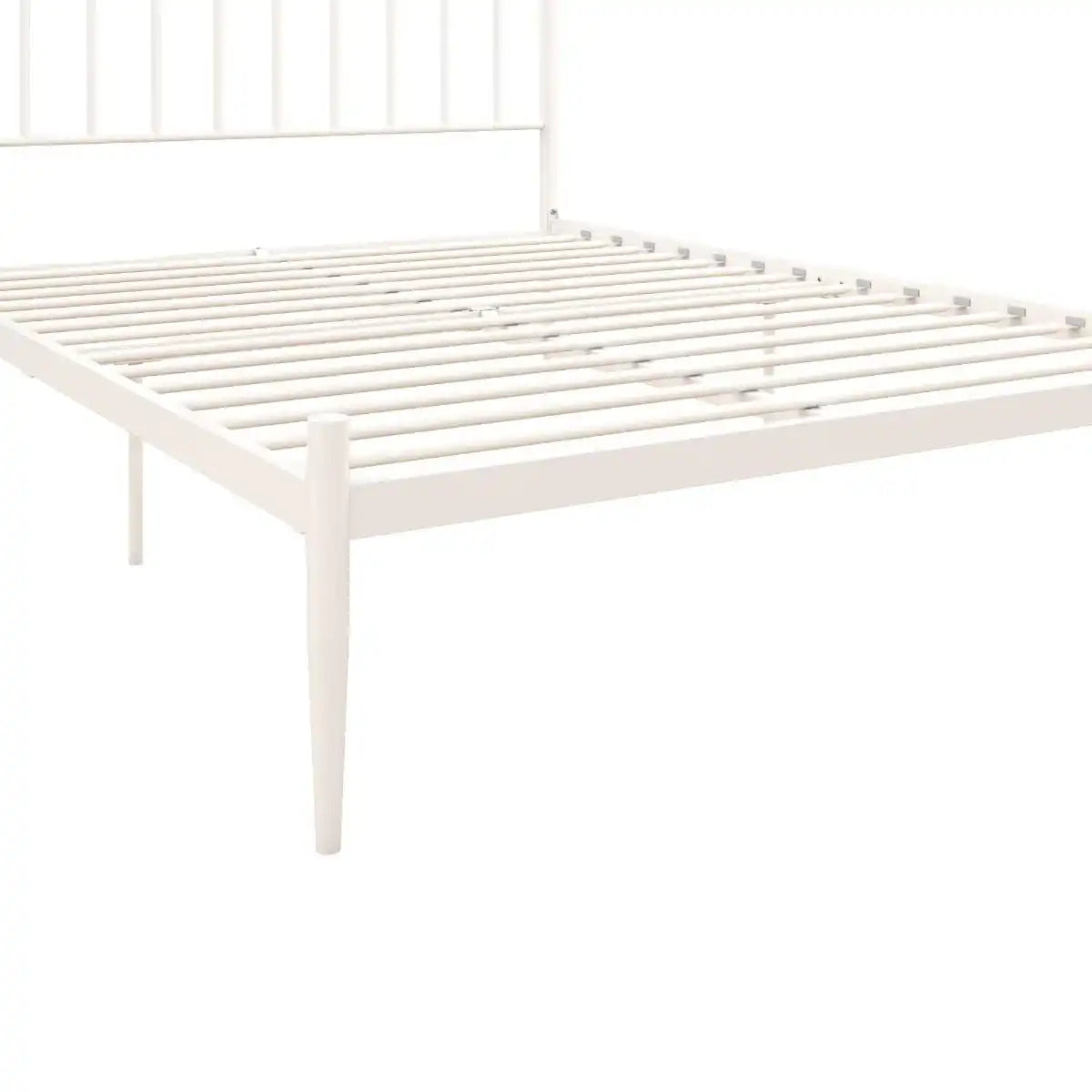 Giulia Modern Metal Double Bed in White by Dorel at Price Crash Furniture - Price Crash Furniture