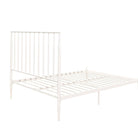 Giulia Modern Metal Double Bed in White by Dorel at Price Crash Furniture - Price Crash Furniture