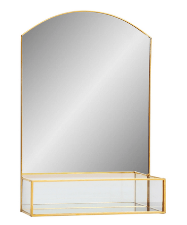 Gold Metal Table Mirror - Price Crash Furniture