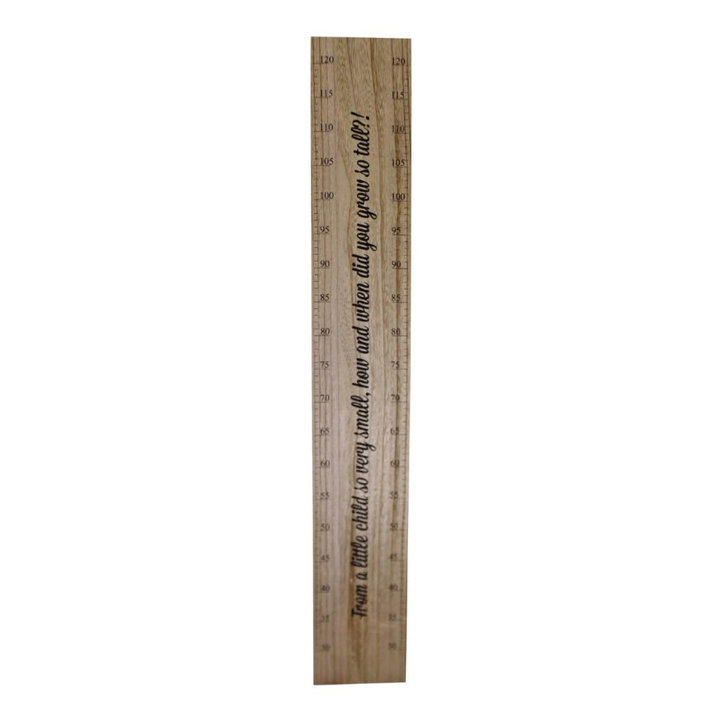 Height Chart Wall Plaque, How Did You Grow So Tall?, 100cm - Price Crash Furniture