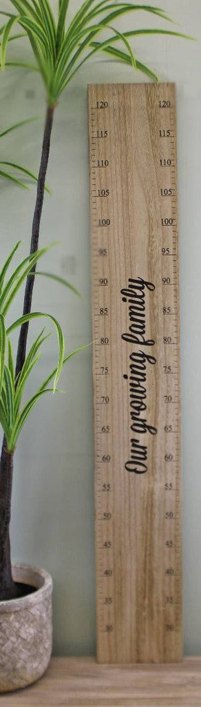 Height Chart Wall Plaque, Our Growing Family, 100cm - Price Crash Furniture