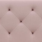 Her Majesty Linen Double Bed - in Pink by Dorel - Price Crash Furniture