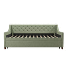 Her Majesty Single Daybed/Trundle Linen in Green by Dorel - Price Crash Furniture