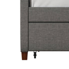 Her Majesty Single Daybed/Trundle Linen in Grey by Dorel - Price Crash Furniture