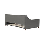 Her Majesty Single Daybed/Trundle Linen in Grey by Dorel - Price Crash Furniture