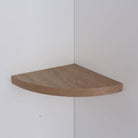 Hudson Foiled Oak 29.5cm Corner Shelf Kit by Core - Price Crash Furniture